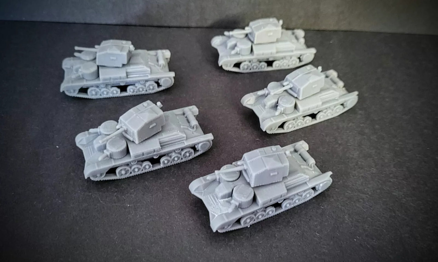Cruiser A9 Tank Platoon