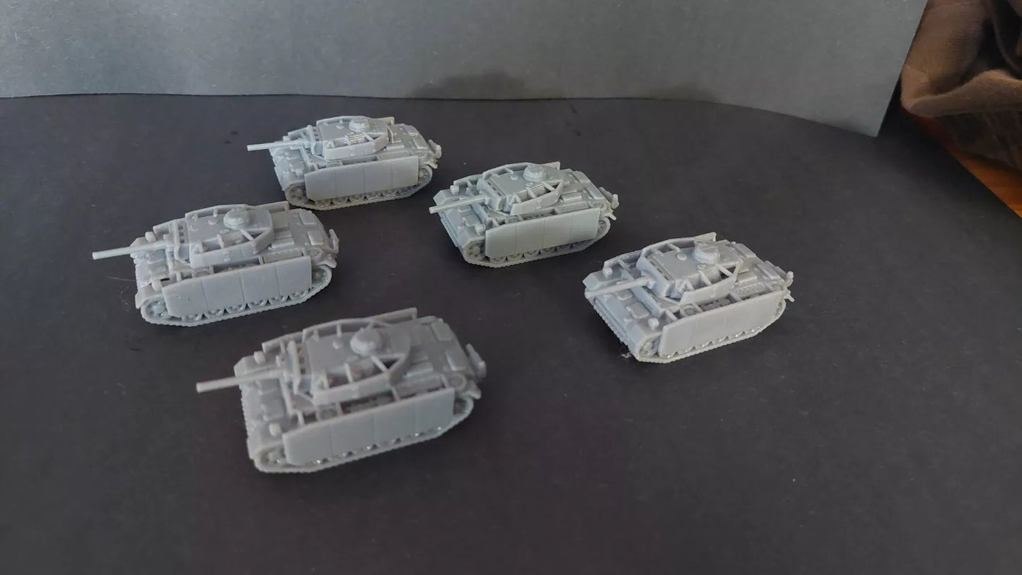 Panzer III M Tank Platoon