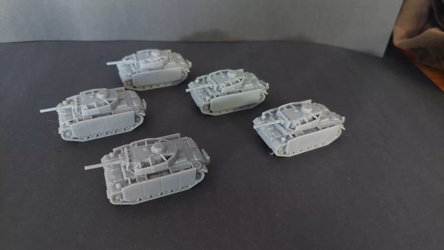 Panzer III M Tank Platoon