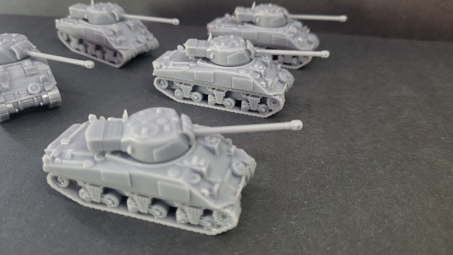 Sherman Firefly tank Platoon