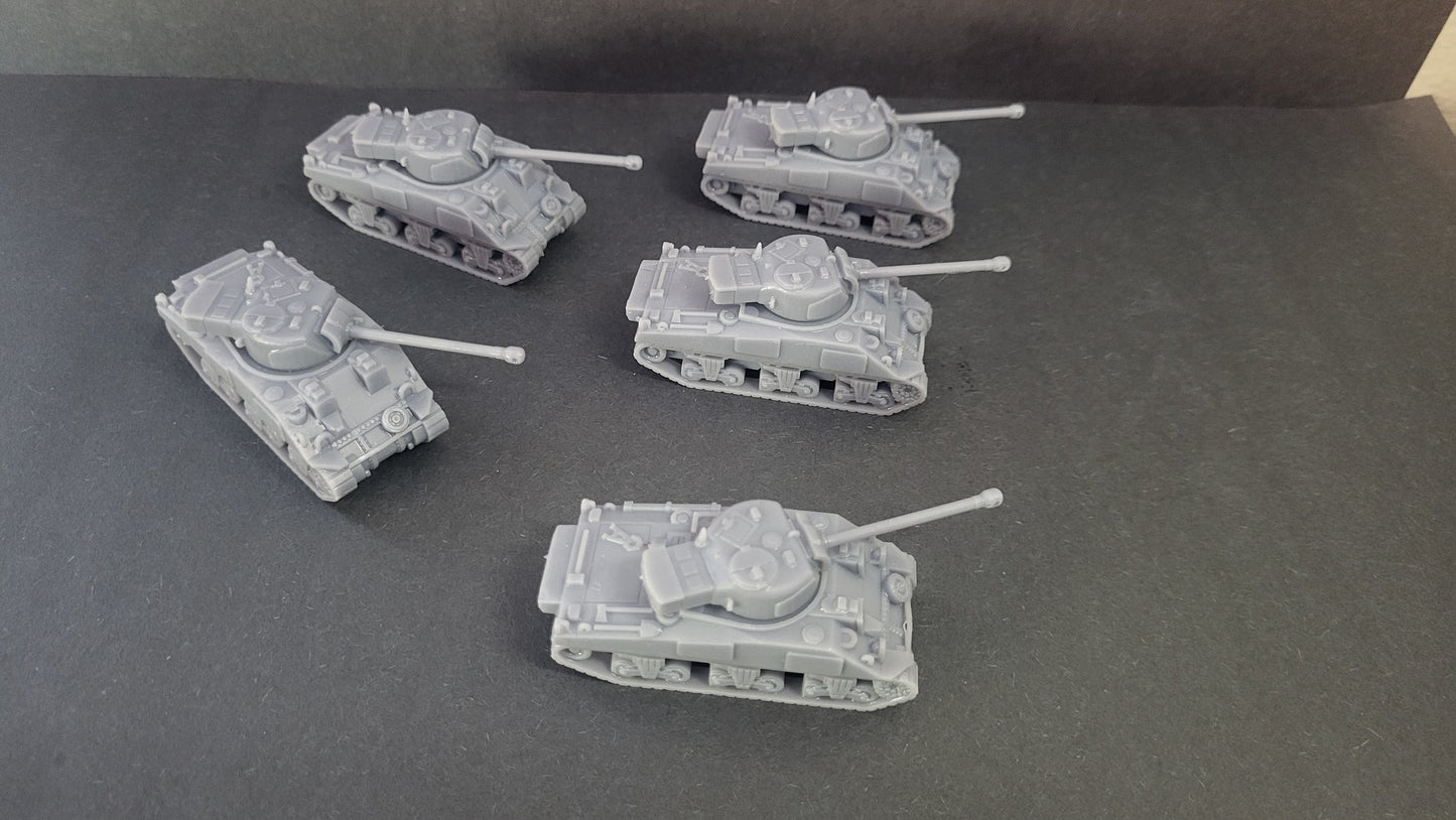 Sherman Firefly tank Platoon