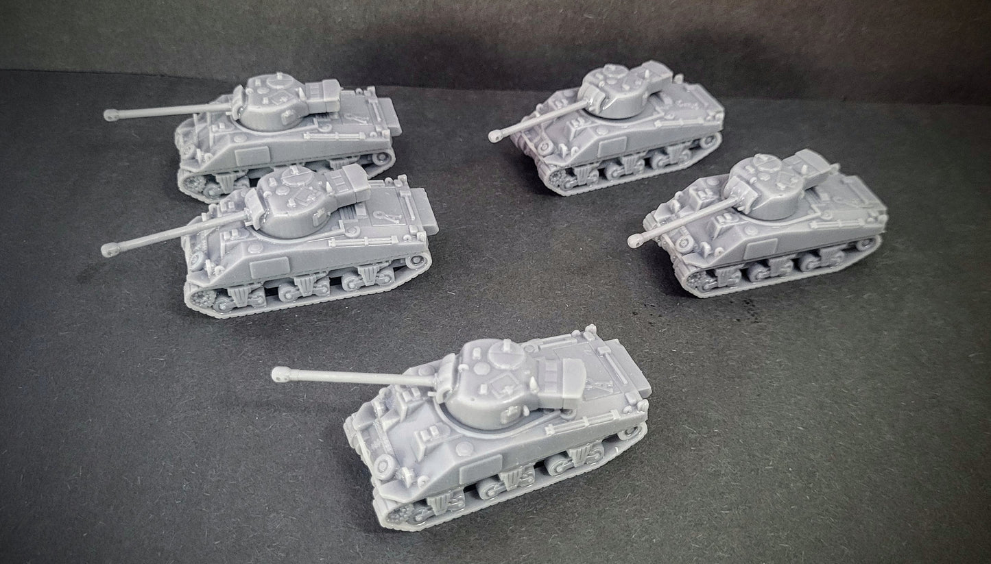 Sherman Firefly tank Platoon