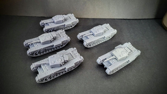 Churchill heavy Tank Platoon