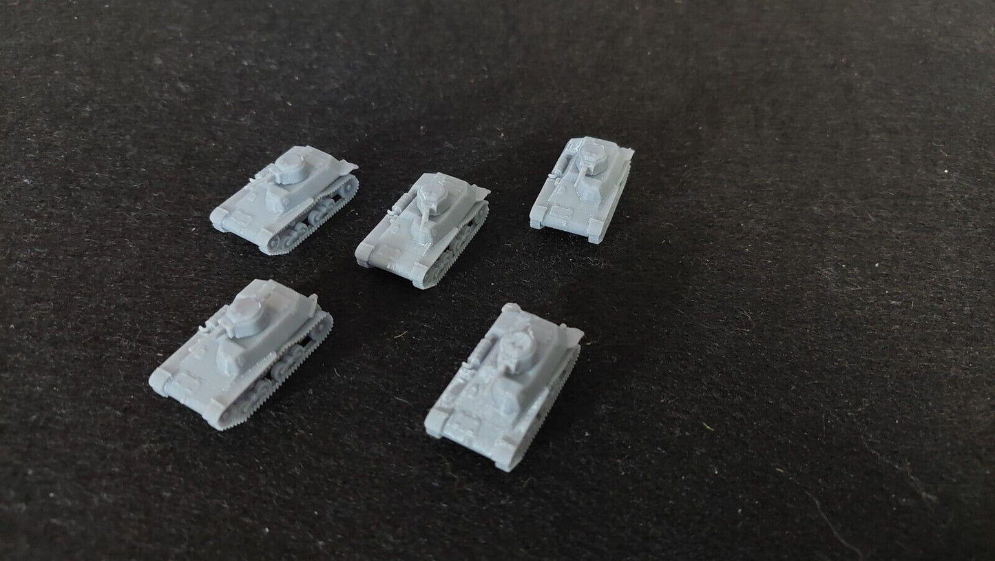 Type 97 Te-Ke tank platoon