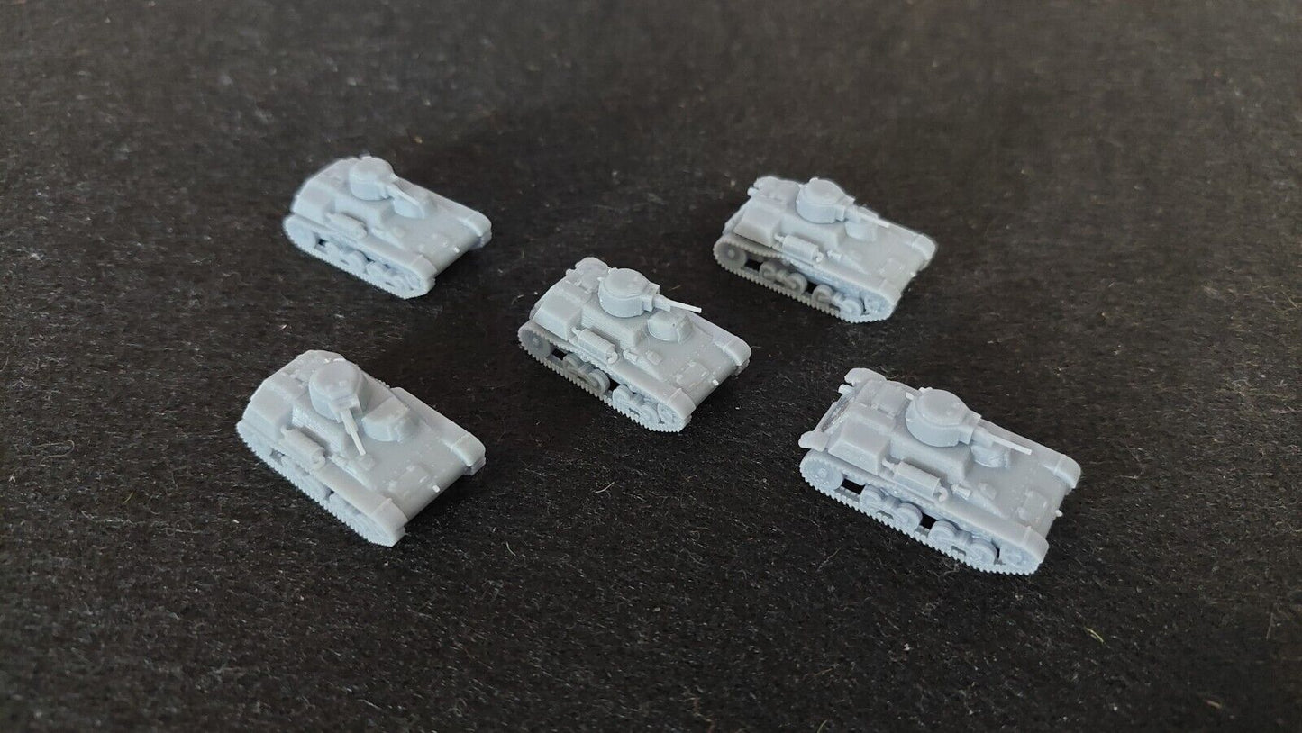 Type 97 Te-Ke tank platoon