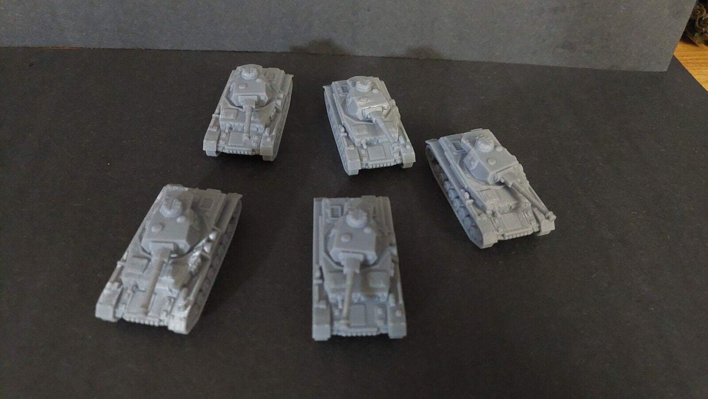 Panzer IV G tank platoon