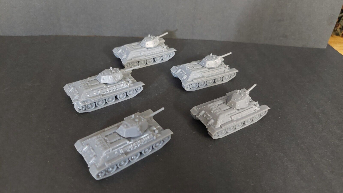 T-34 76mm tank platoon
