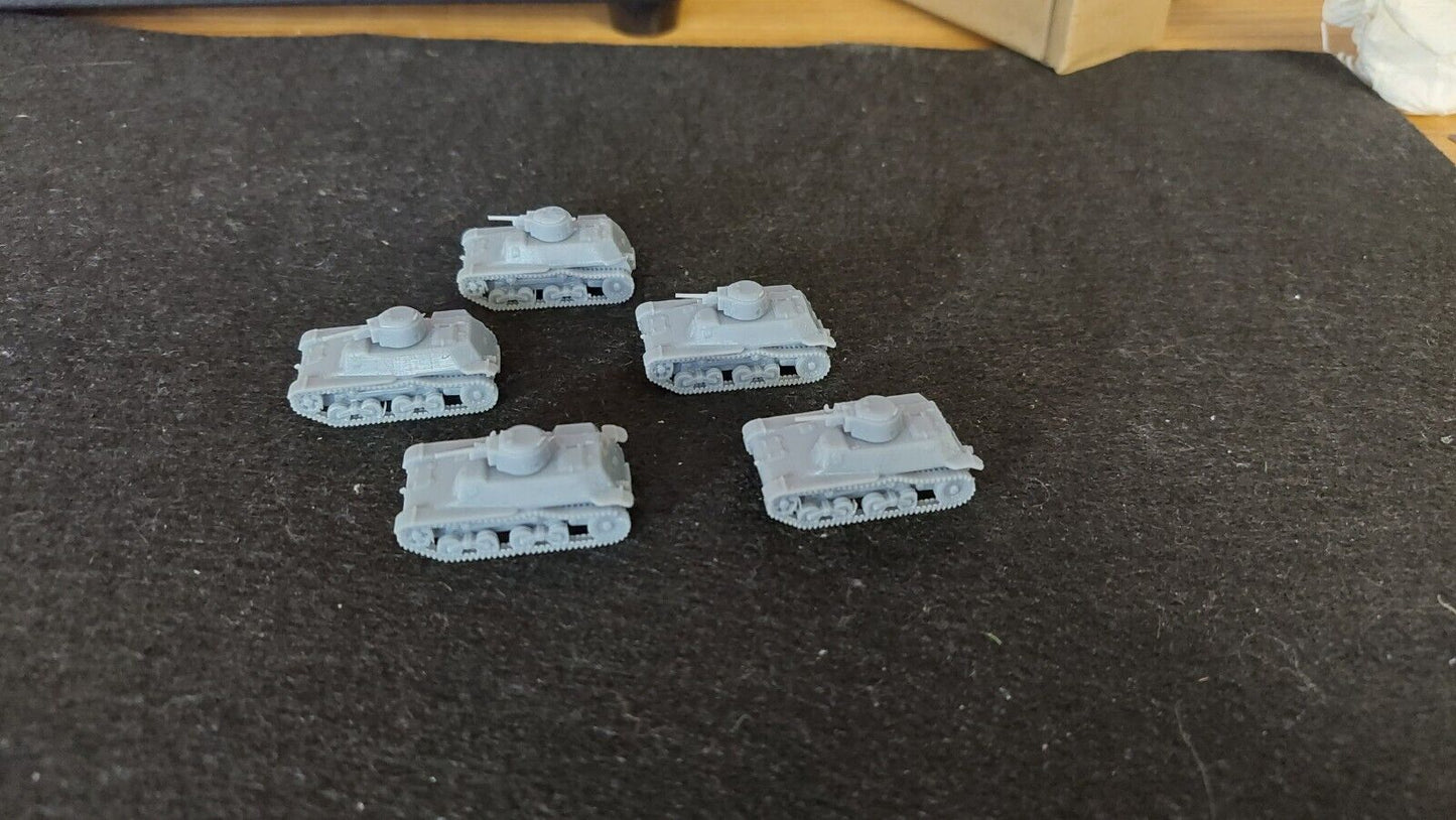 Type 97 Te-Ke tank platoon