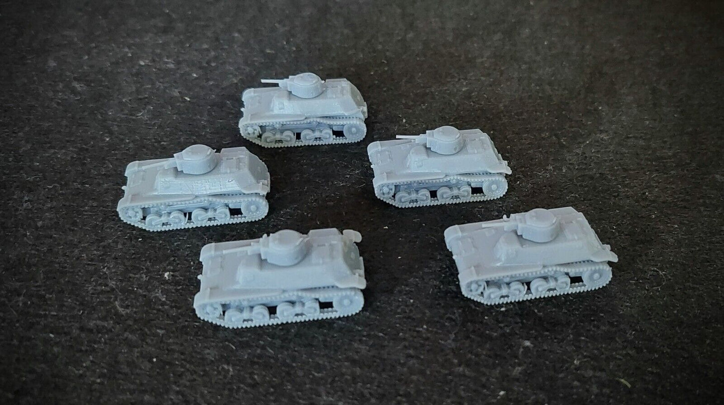 Type 97 Te-Ke tank platoon