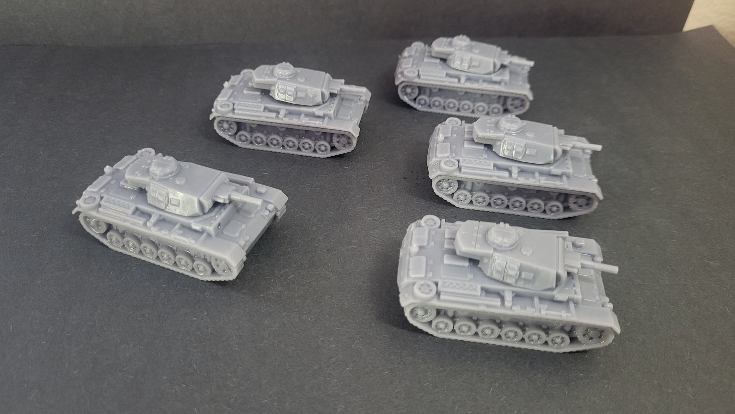 Panzer III J Tank Platoon