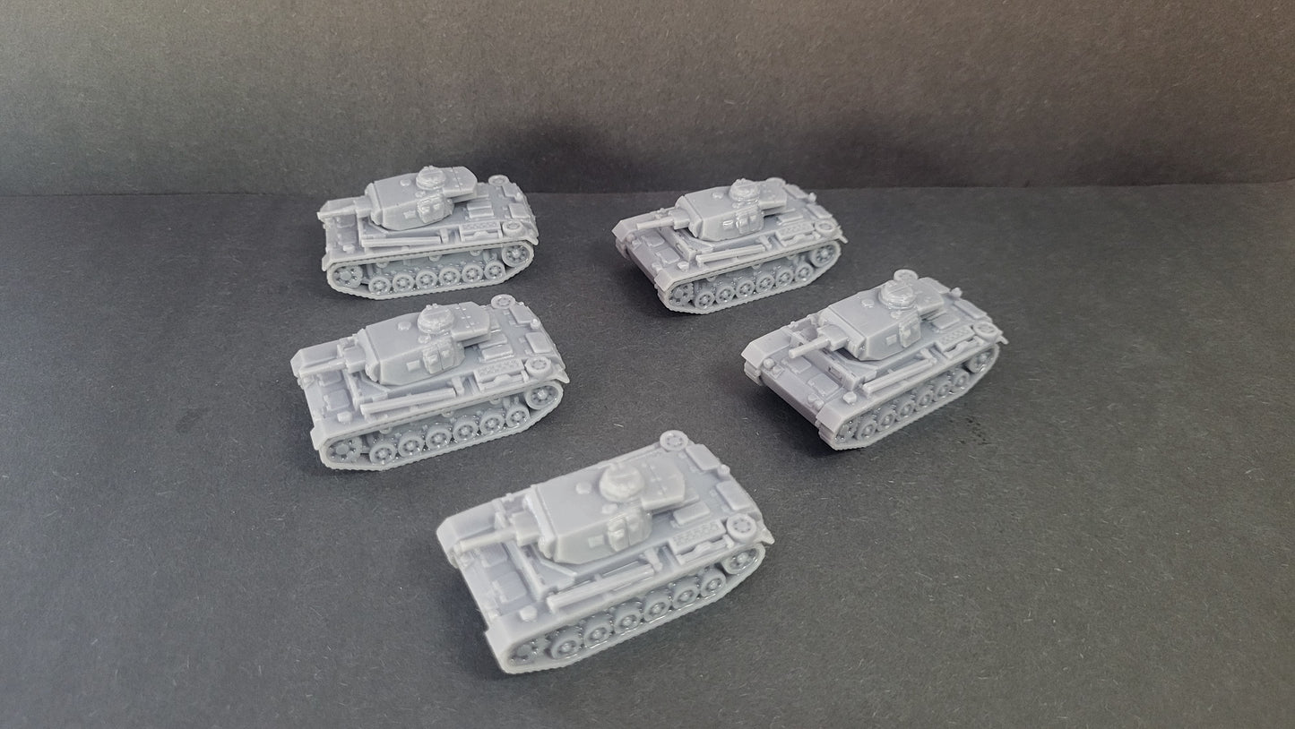 Panzer III J Tank Platoon