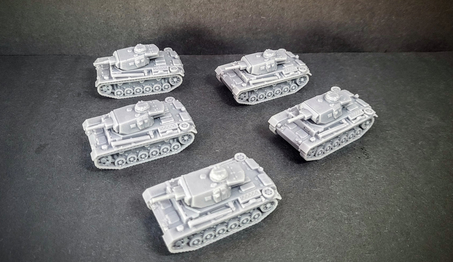 Panzer III J Tank Platoon