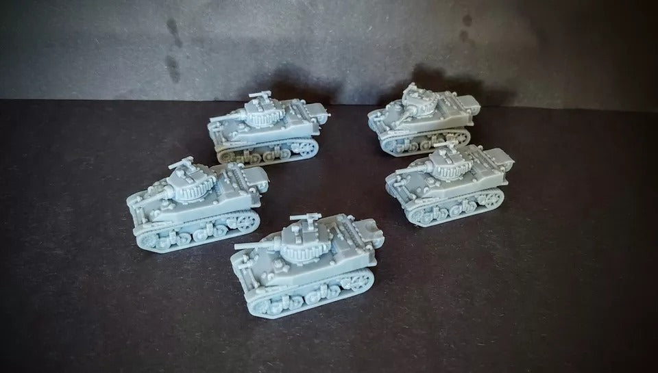 M5 Stuart light (late) tank Platoon