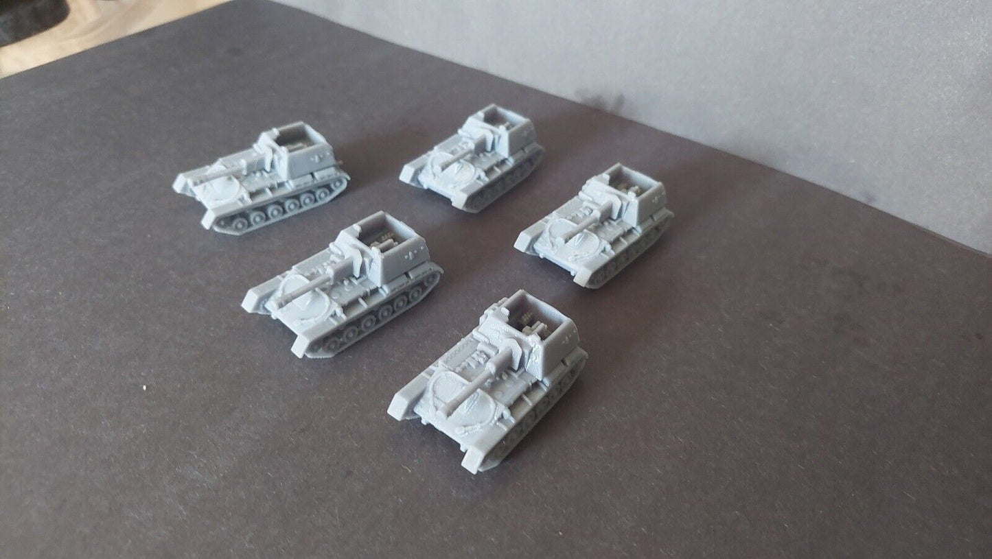 SU-76 tank platoon