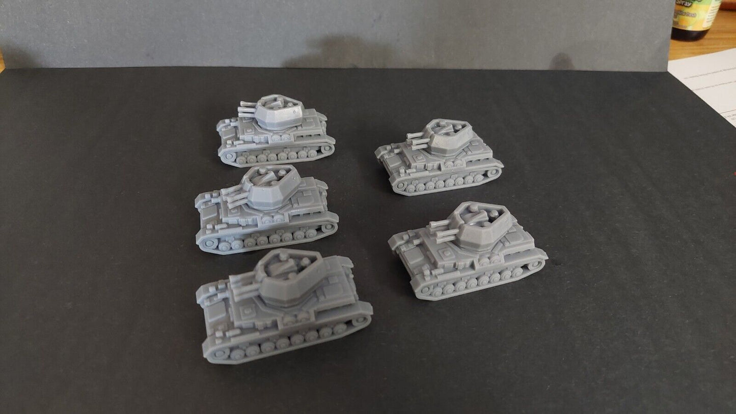 Wirbelwind AA tank Platoon