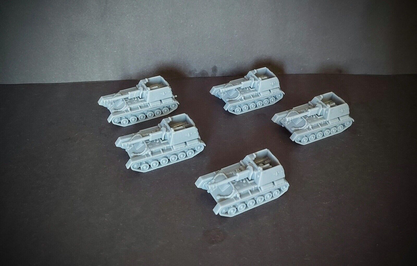 SU-76 tank platoon