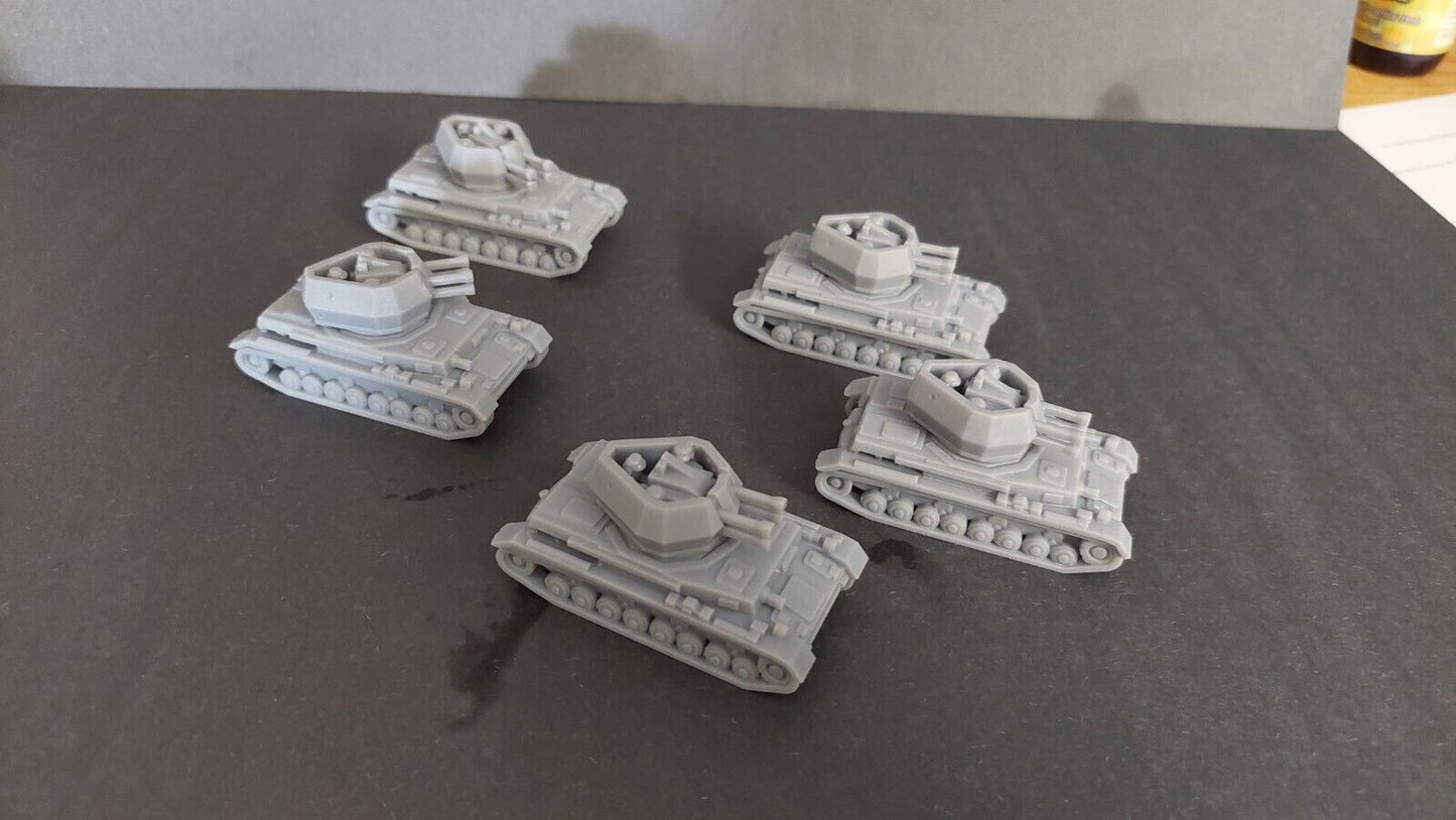 Wirbelwind AA tank Platoon