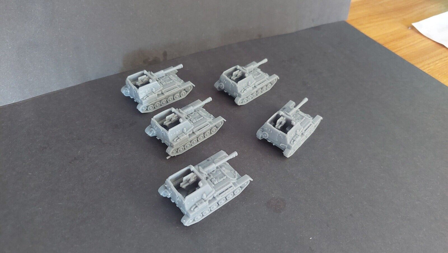 SU-76 tank platoon