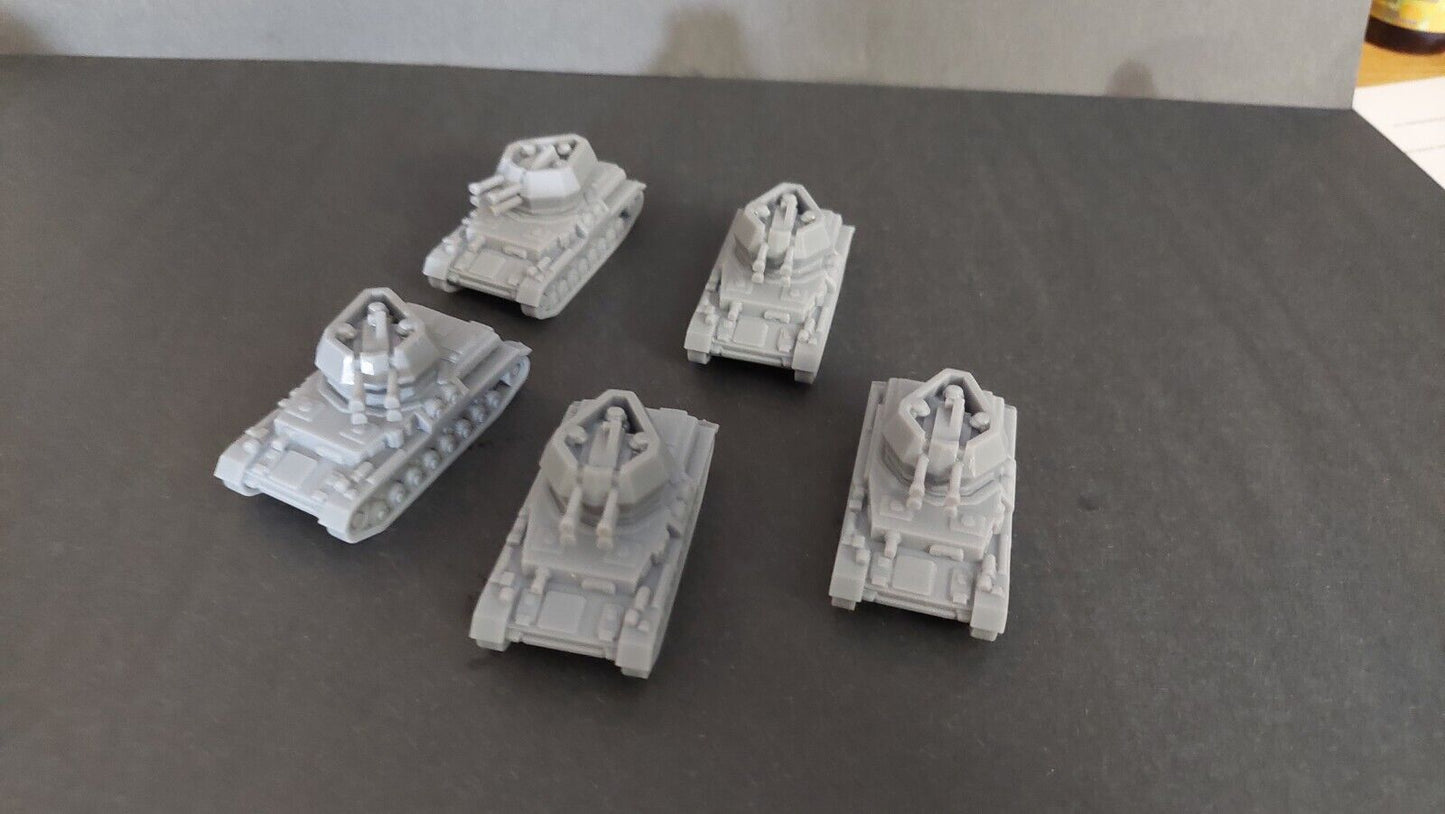 Wirbelwind AA tank Platoon