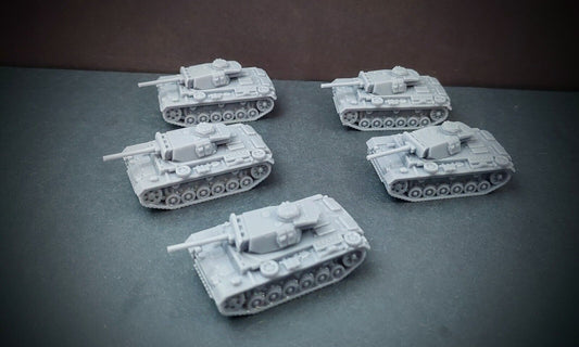 Panzer III L Tank Platoon